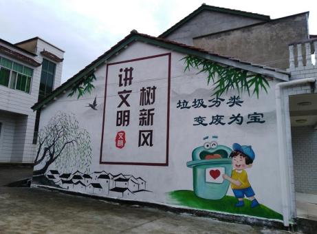 崇仁墙绘是现在流行的墙体广告